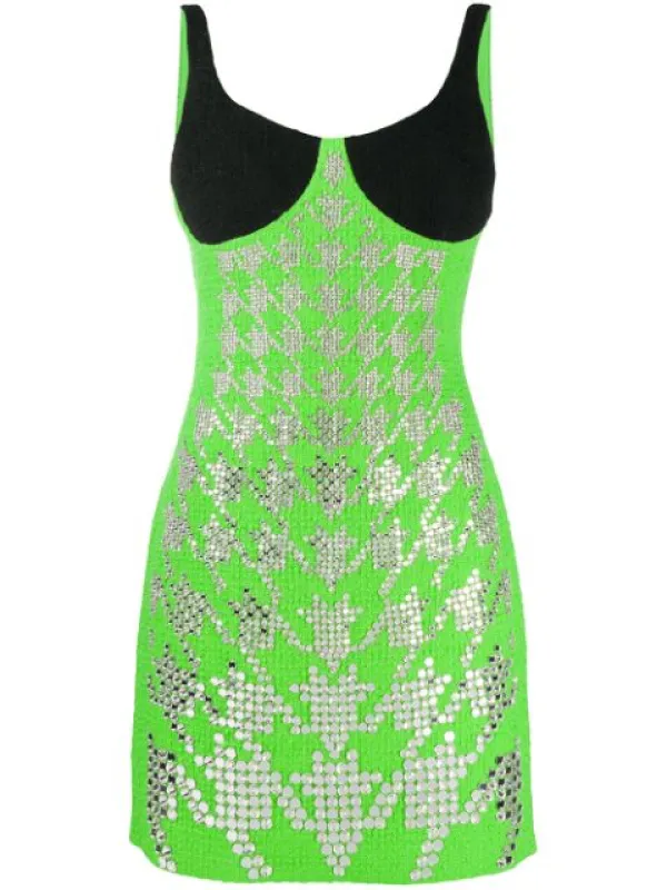 Embroidered mini dress made by David Koma