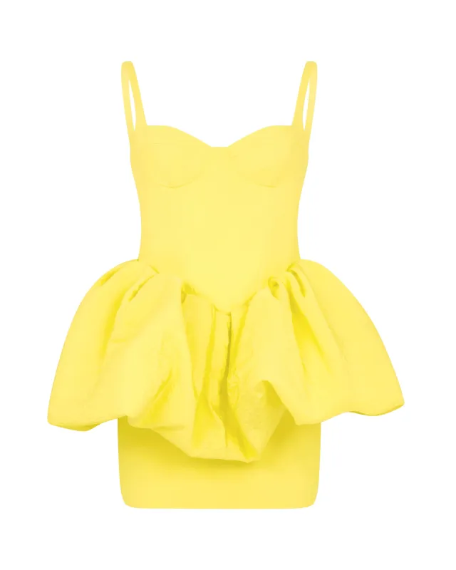 PUFF SKIRT DETAIL MINI DRESS sold by David Koma