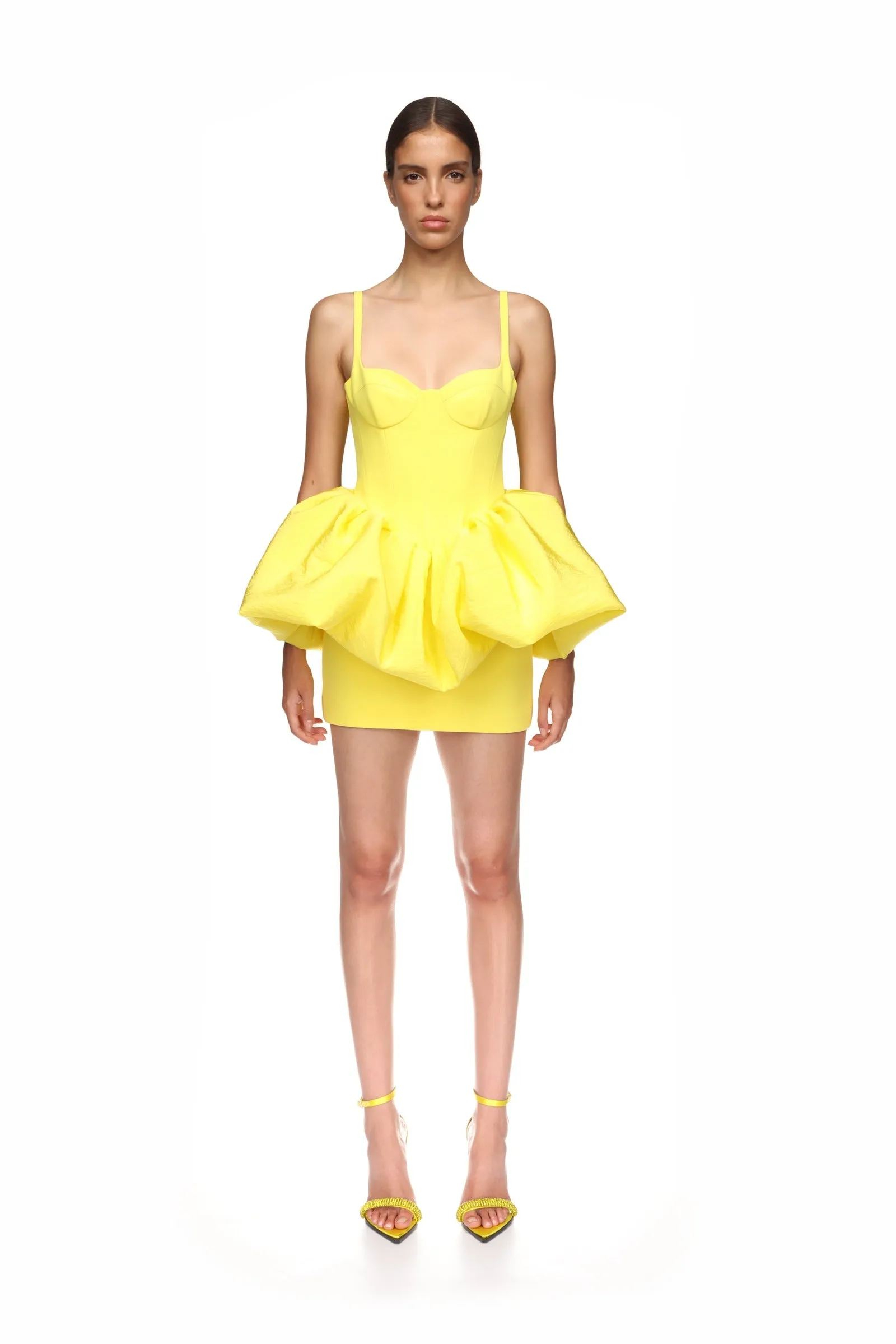 PUFF SKIRT DETAIL MINI DRESS sold by David Koma product image thumbnail 2