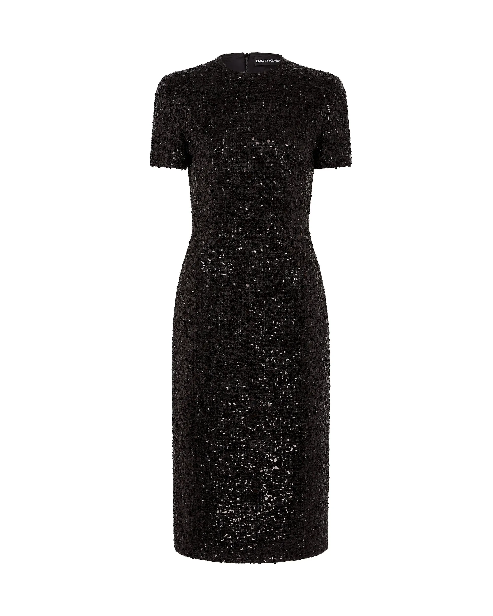 SEQUIN BOUCLE MIDI DRESS sold by David Koma