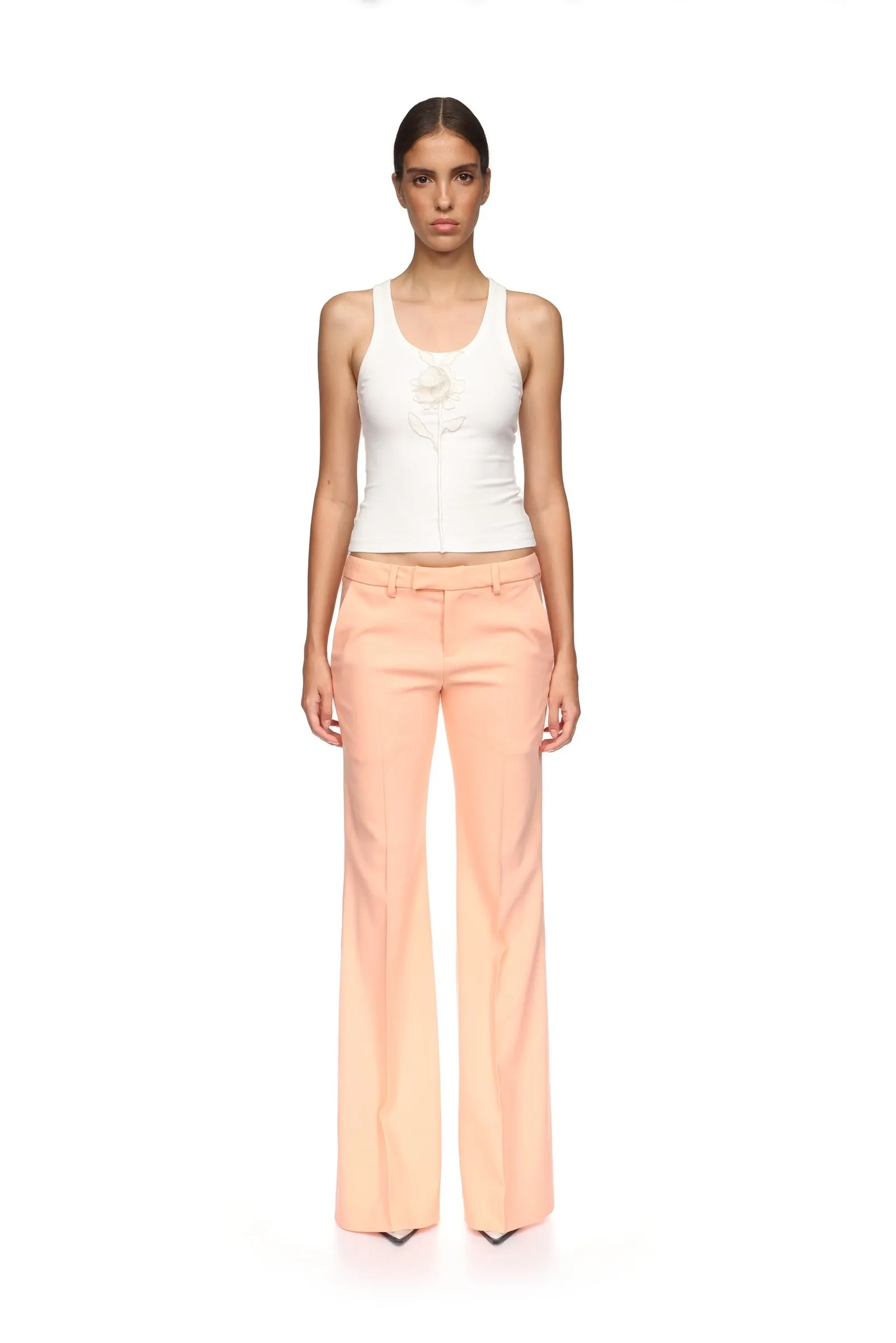 TAILORED TROUSERS IN PEACH sold by David Koma product image thumbnail 2