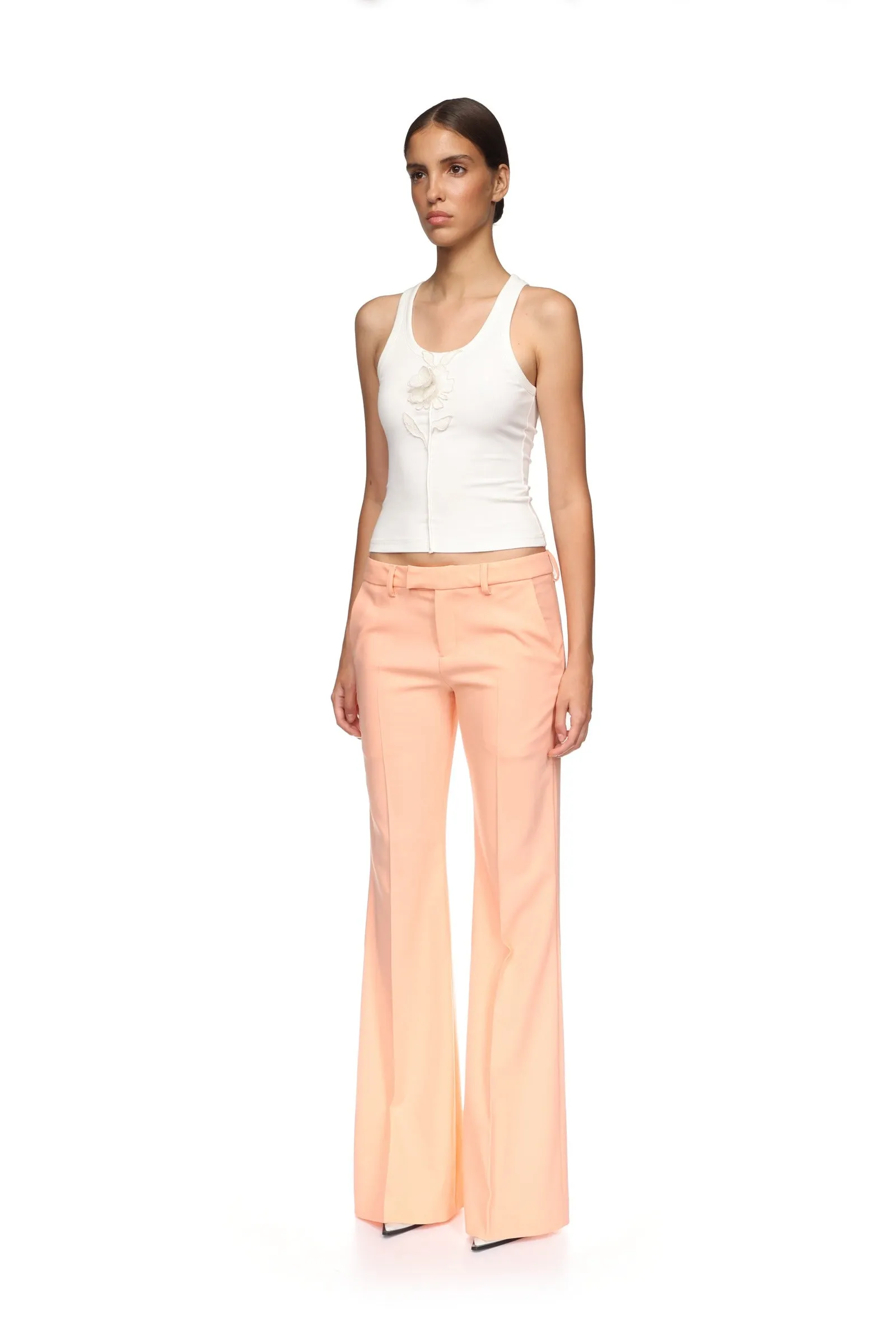 TAILORED TROUSERS IN PEACH sold by David Koma product image thumbnail 3