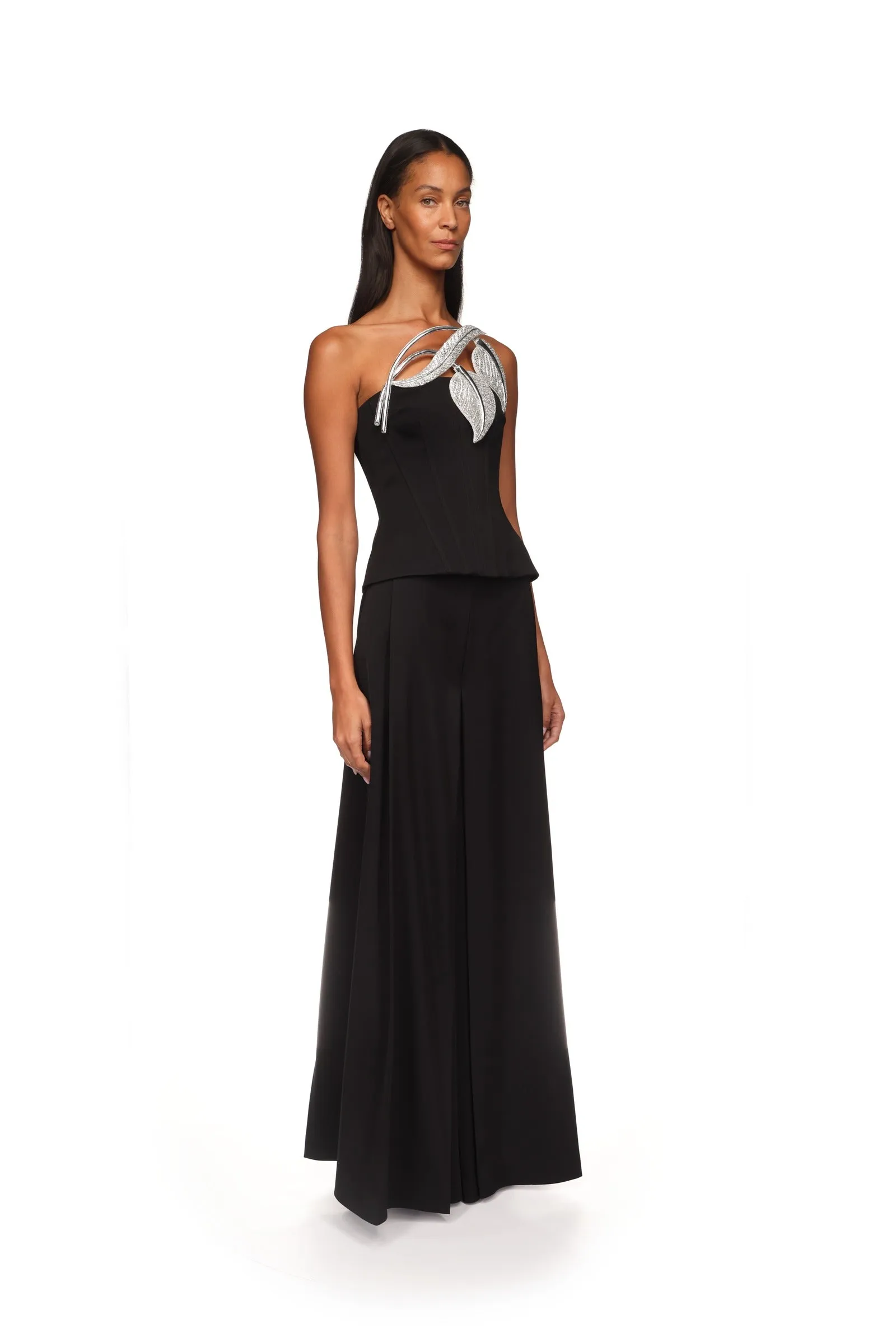 CRYSTAL LEAF CORSET TOP sold by David Koma product image thumbnail 4