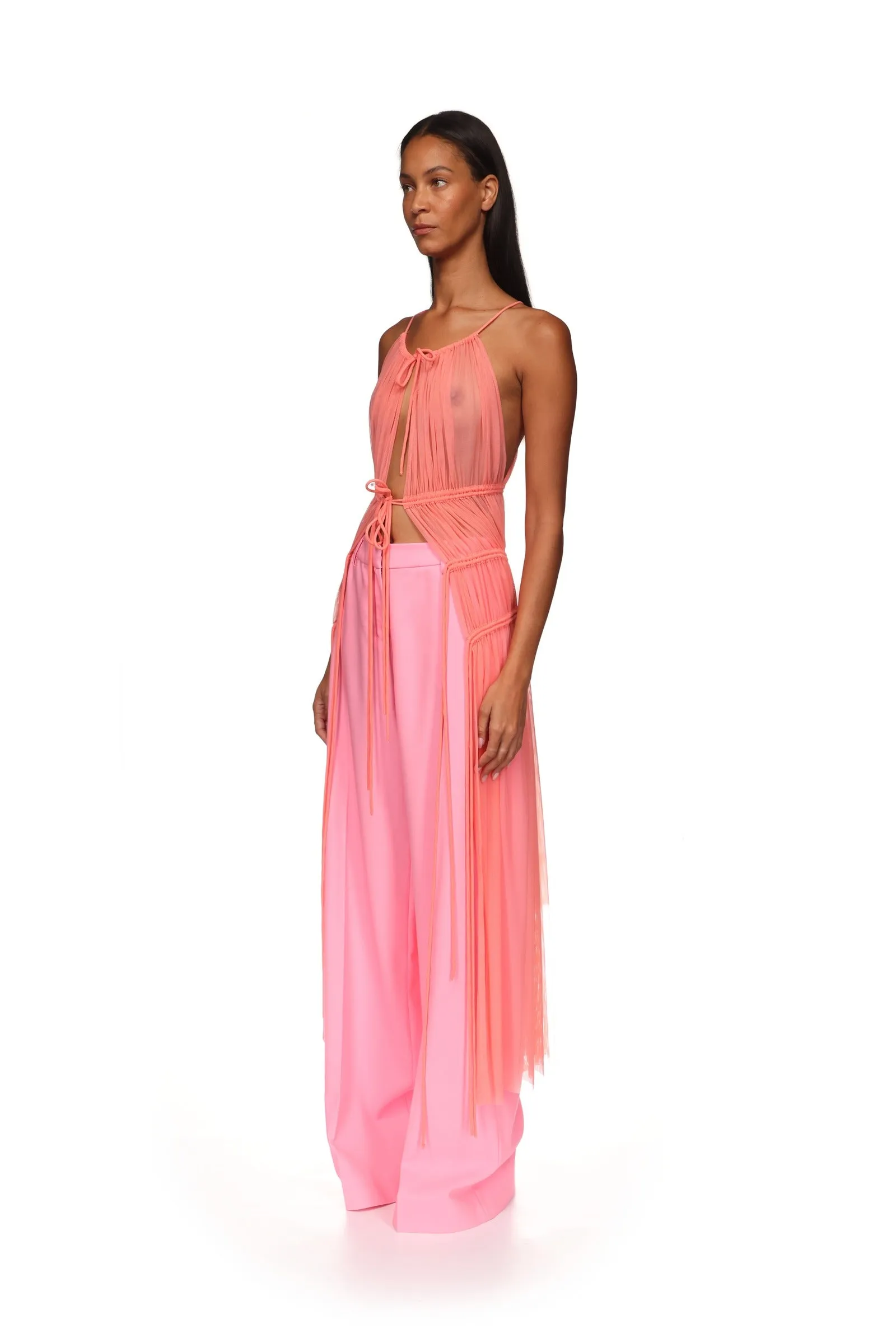 WIDE LEG TAILORED TROUSERS sold by David Koma product image thumbnail 3