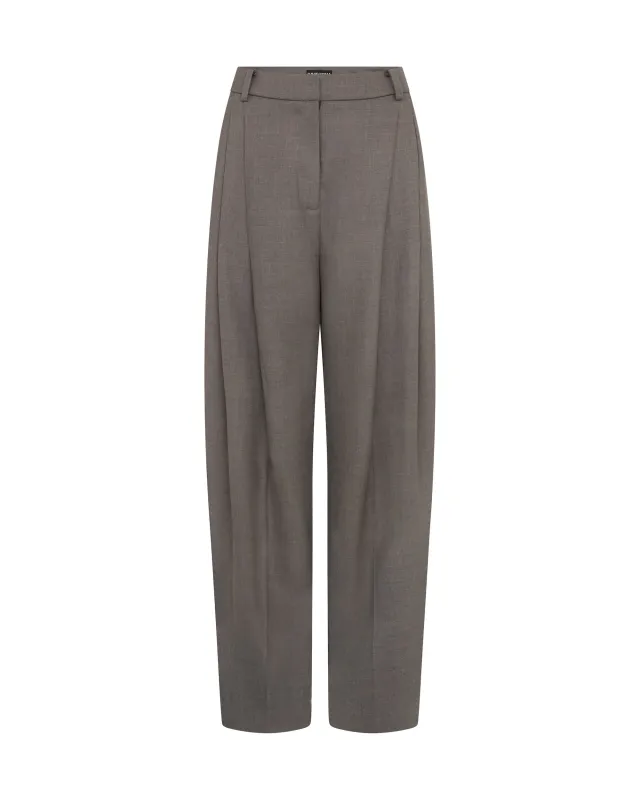 DOUBLE PLEATED TAILORED TROUSERS made by David Koma
