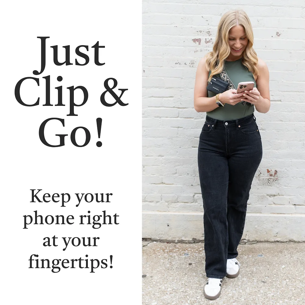 Clip & Go Strap w/Zippered Pouch XOXO sold by Save The Girls product image thumbnail 4