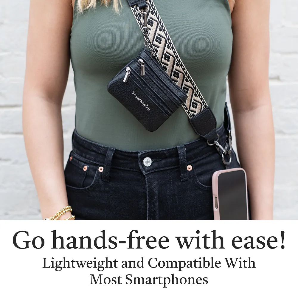 Clip & Go Strap w/Zippered Pouch XOXO sold by Save The Girls product image thumbnail 2