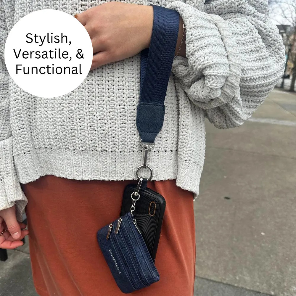 Clip & Go Strap w/RFID Pouch Brocade Pattern sold by Save The Girls product image thumbnail 5