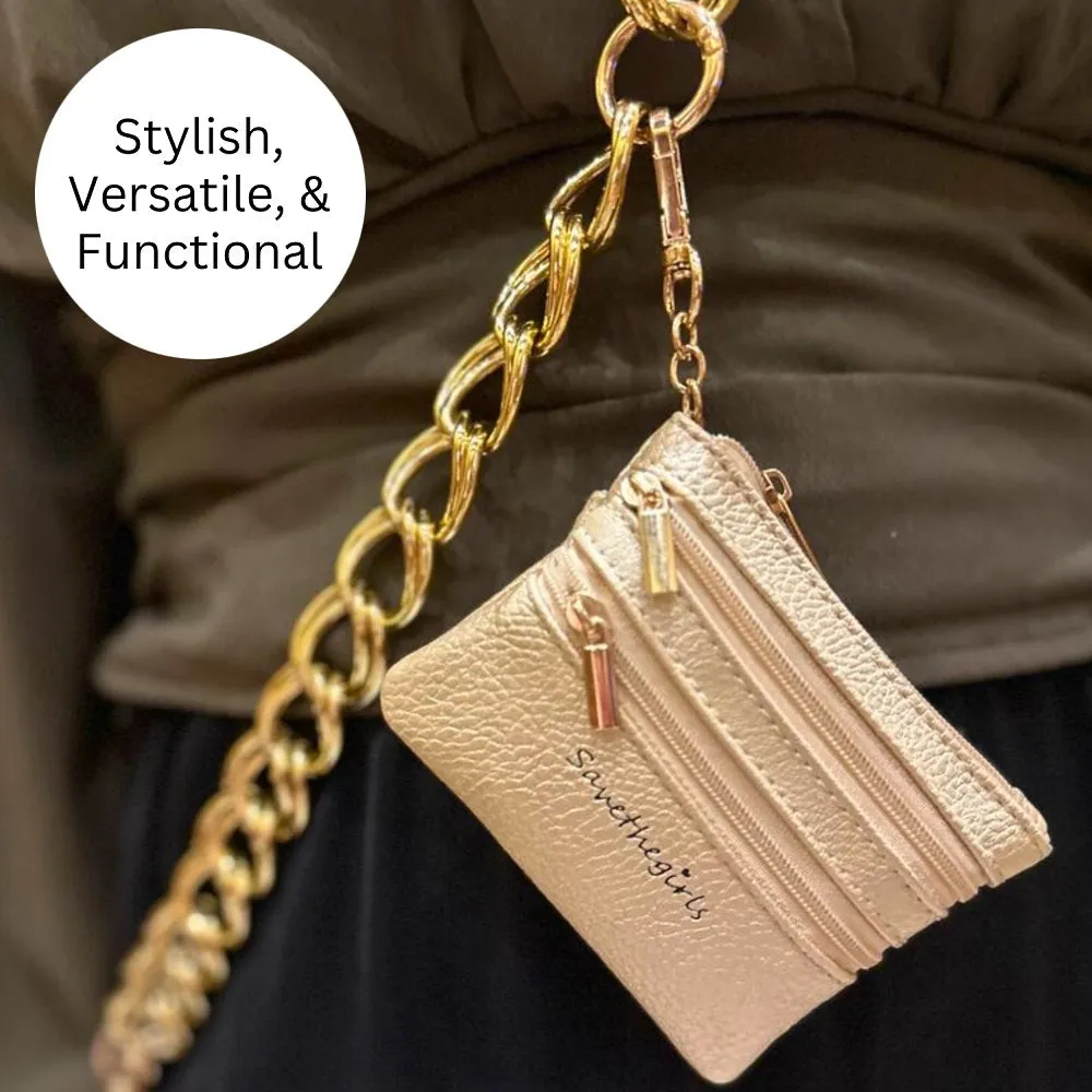 Clip & Go Double Link Chain w/Pouch sold by Save The Girls product image thumbnail 4