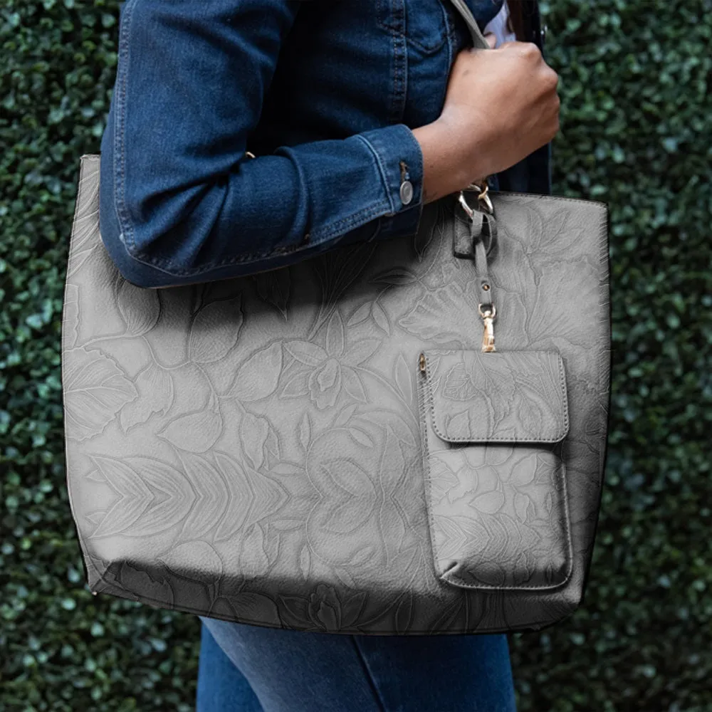 Floral Tote W/Crossbody sold by Save The Girls product image thumbnail 2