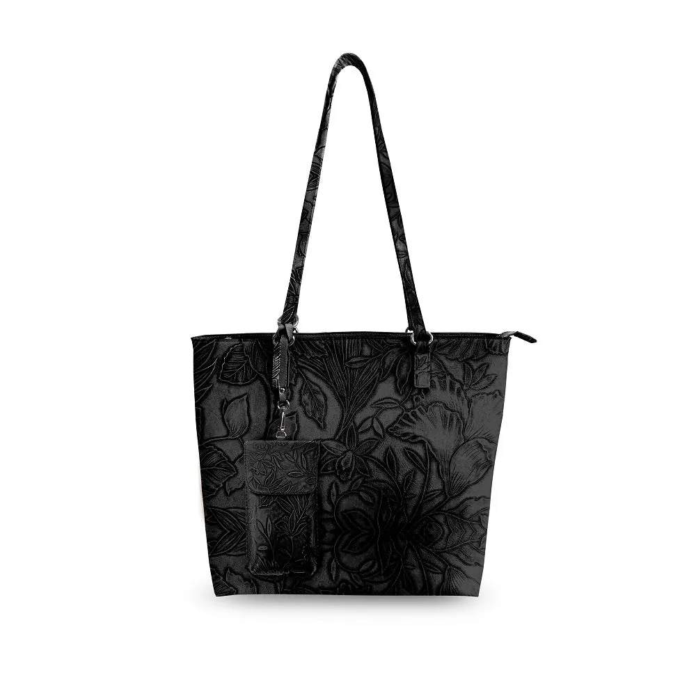 Floral Tote W/Crossbody sold by Save The Girls product image thumbnail 4