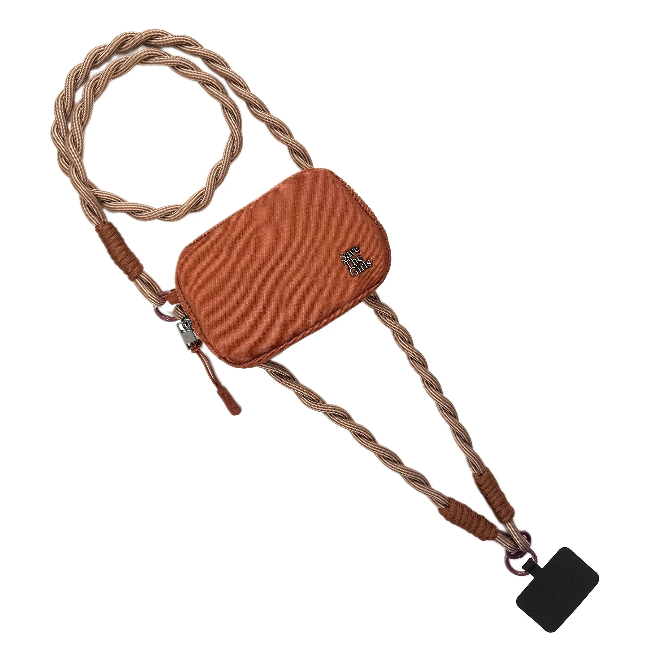 Active Crossbody w/RFID Pouch Spiral Rope sold by Save The Girls product image thumbnail 4