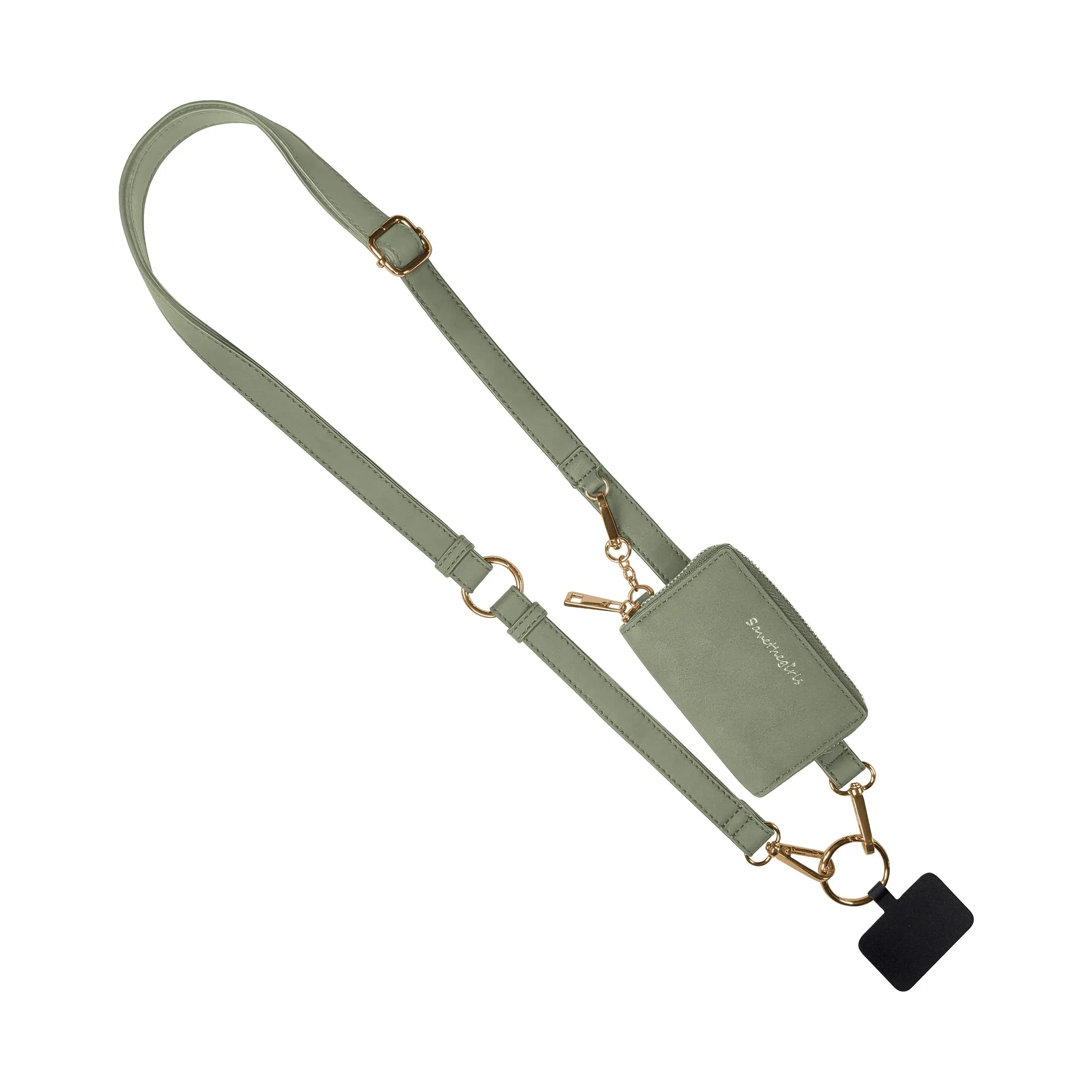Clip & Go Brushed Vegan Leather Sage Strap sold by Save The Girls