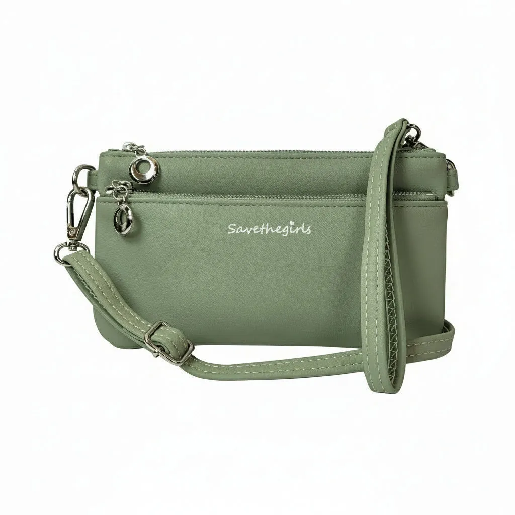 Bella RFID Laurel Green sold by Save The Girls