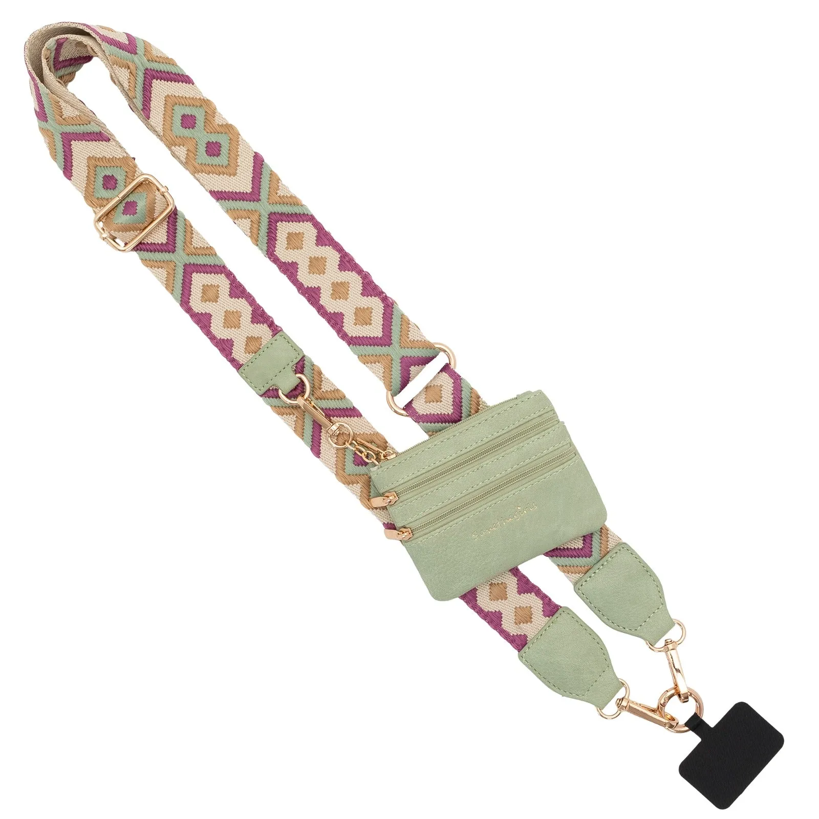 Clip & Go Strap Green/Purple Pattern sold by Save The Girls