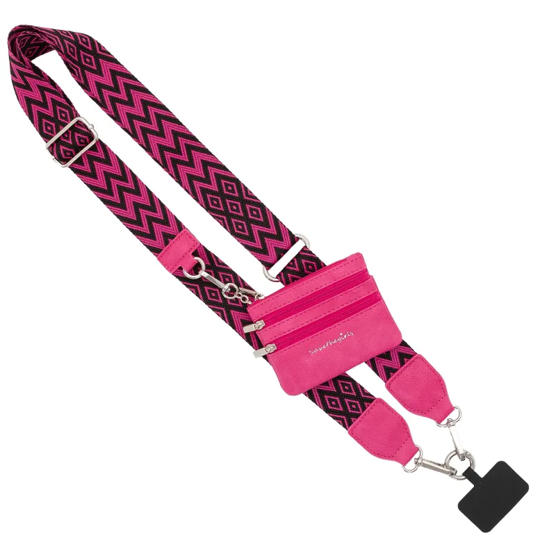 Clip & Go Strap with Pouch Chevron/Diamond Collection made by Save The Girls