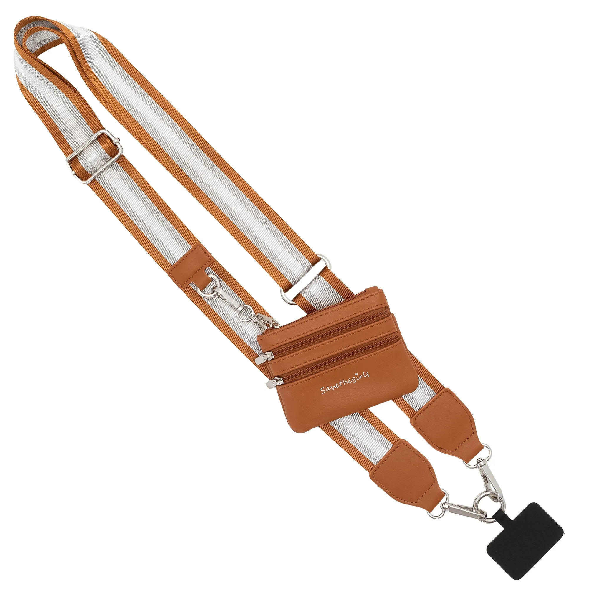 Clip & Go Strap with Pouch - Stripe Collection Copper sold by Save The Girls