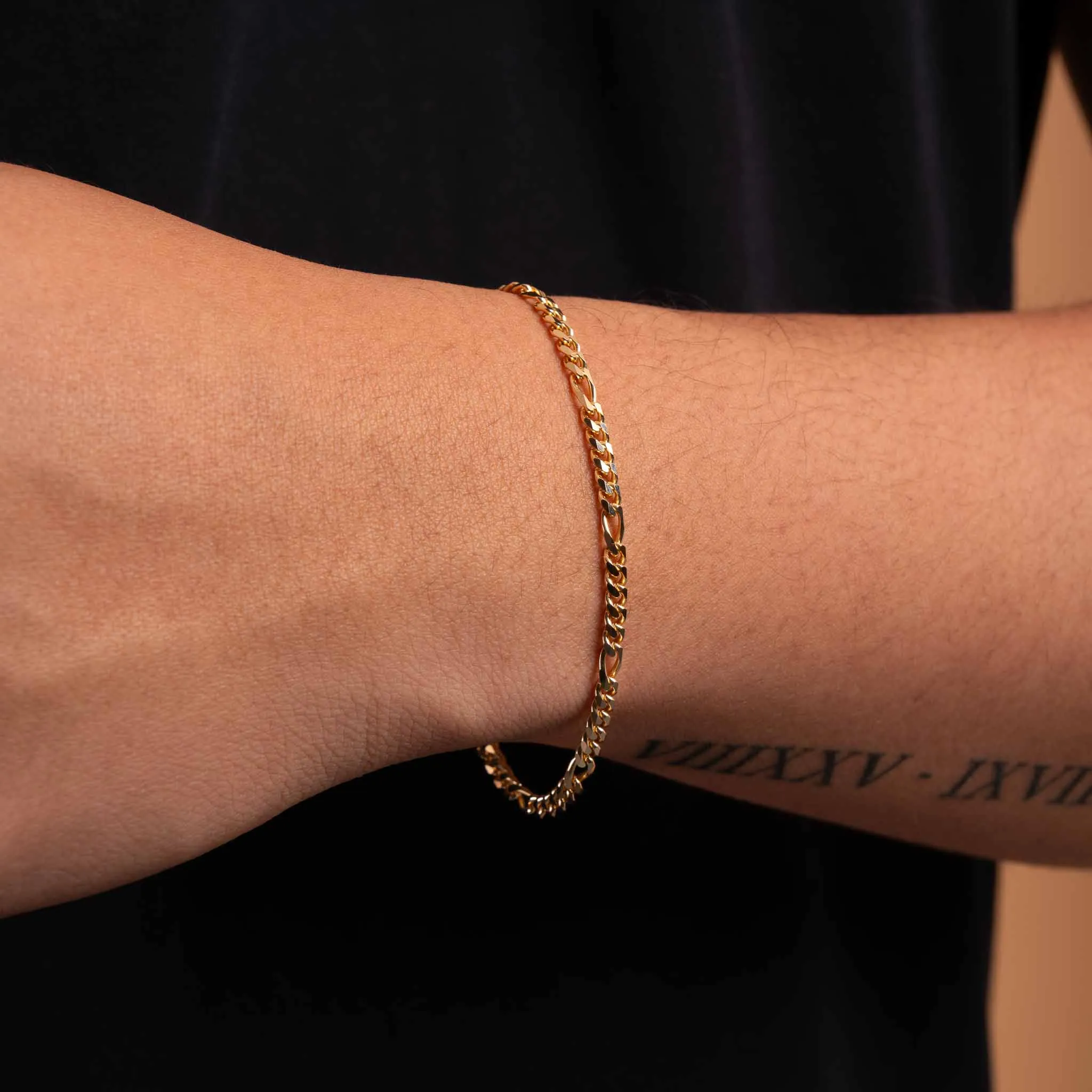 Narrow Figaro Chain Bracelet sold by 7879 product image thumbnail 4