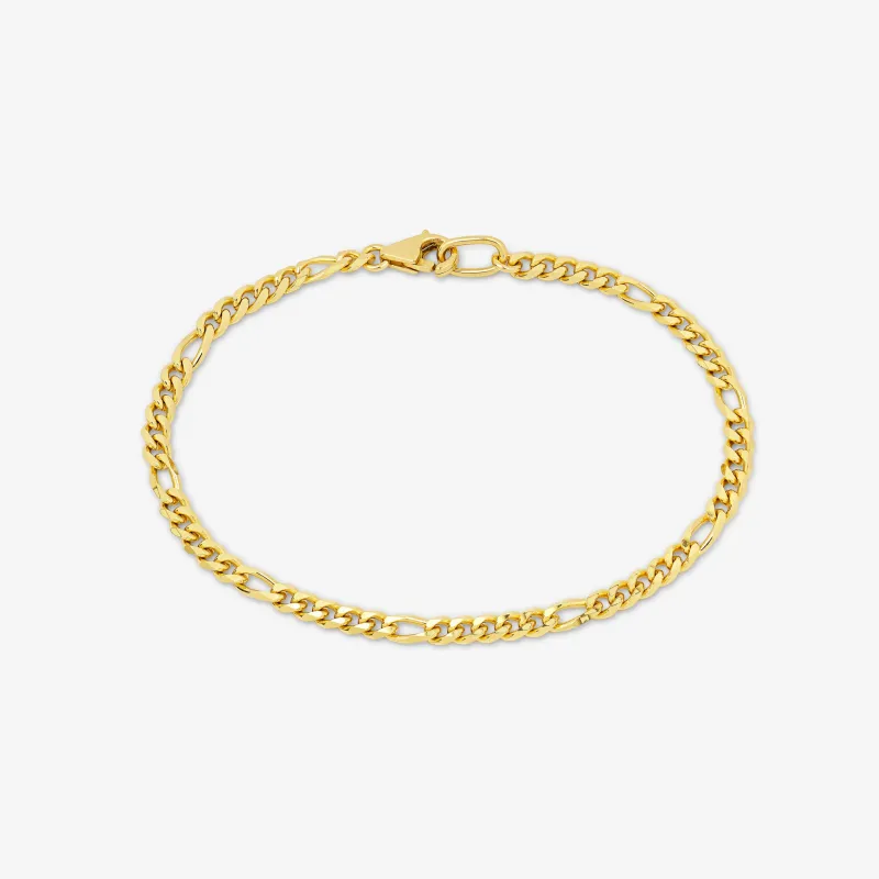 Narrow Figaro Chain Bracelet sold by 7879