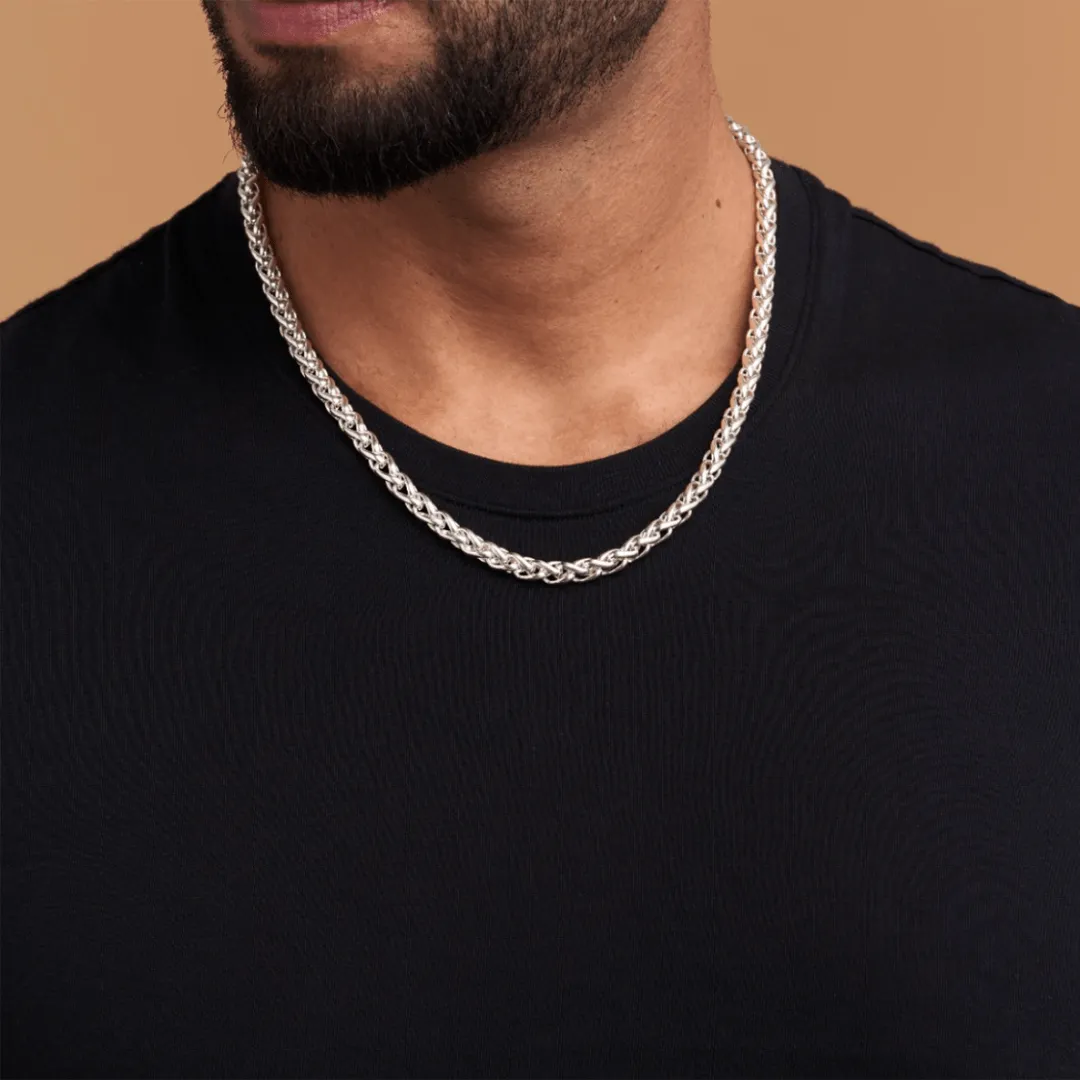 Braided Curb Chain Necklace sold by 7879 product image thumbnail 4