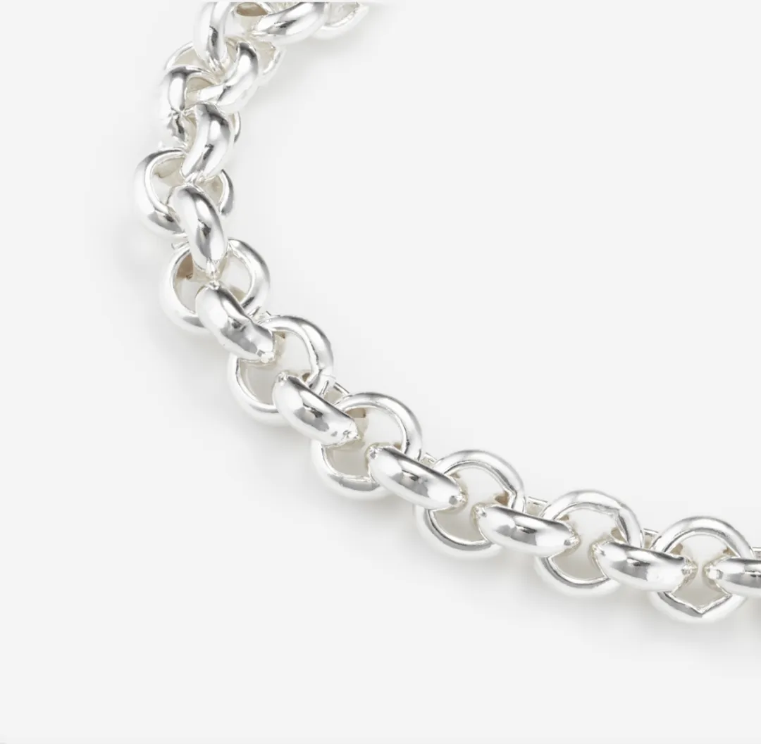 Wide Round Belcher Chain Bracelet sold by 7879 product image thumbnail 4
