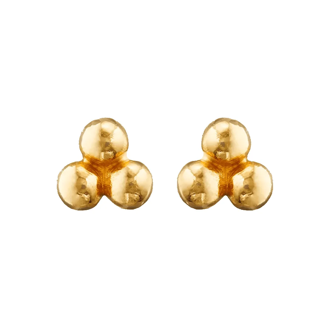 Trio Bead Stud Earrings sold by 7879
