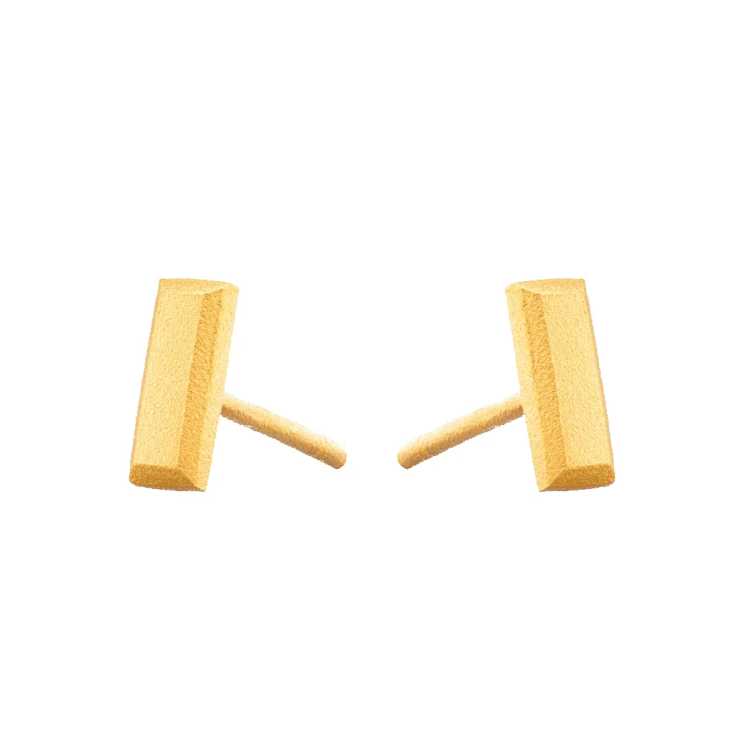 Mini Bullion Bar Stud Earrings sold by 7879 product image thumbnail 3