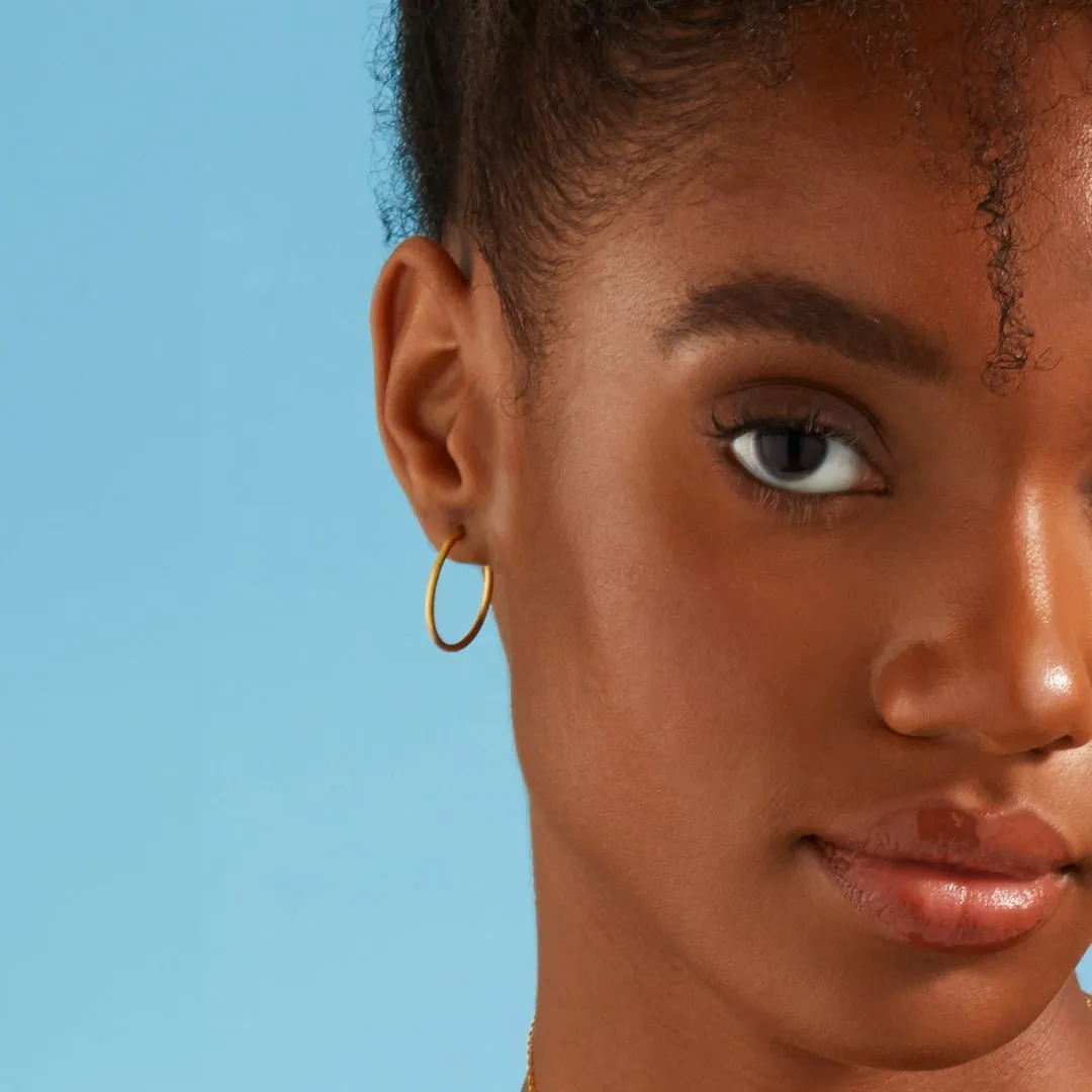 Medium Hoop Earrings sold by 7879 product image thumbnail 4