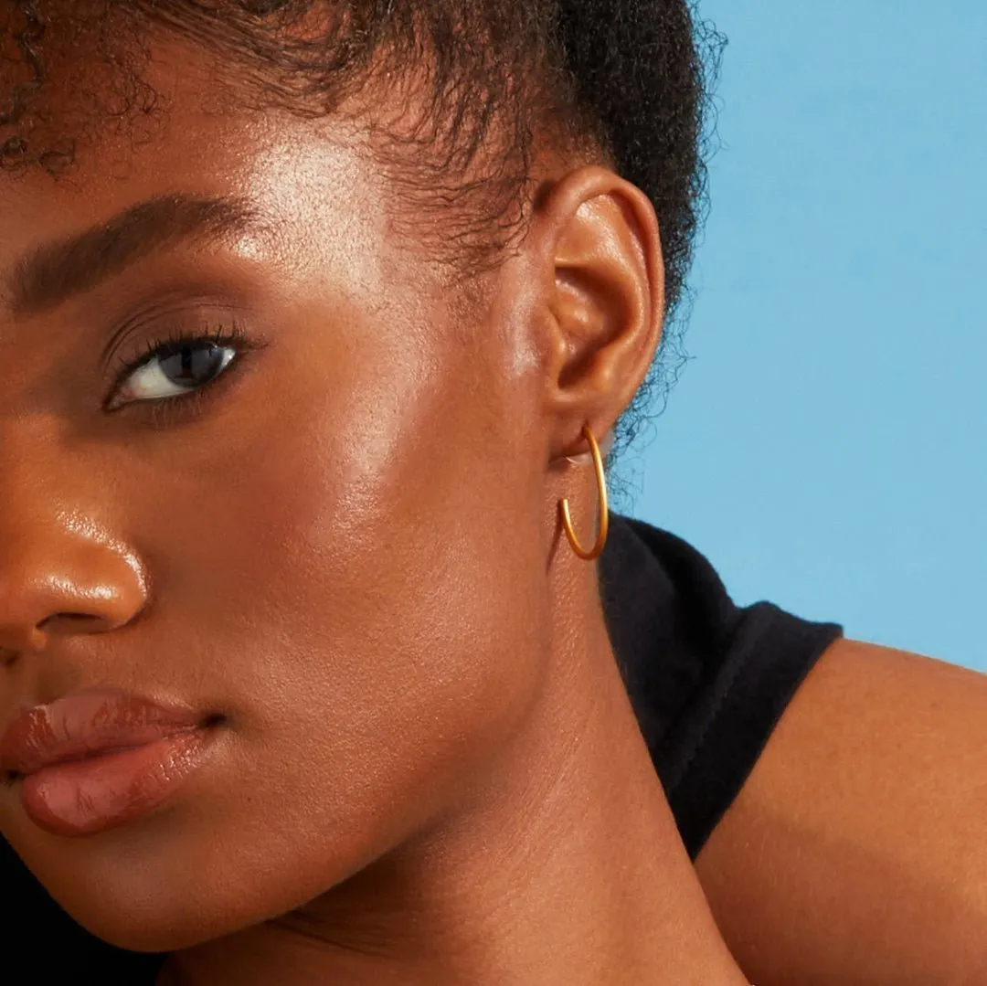 Medium Hoop Earrings sold by 7879 product image thumbnail 2