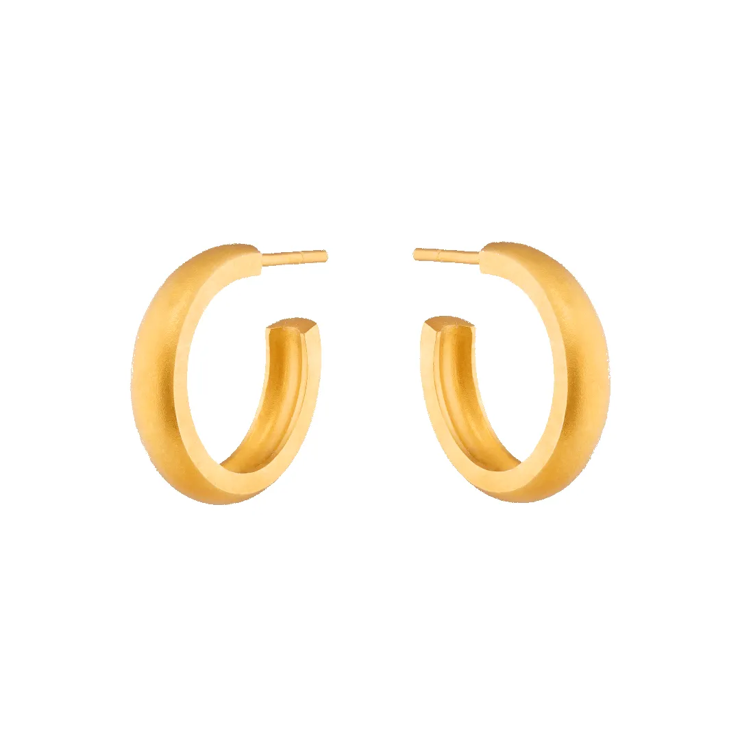 Medium Dome Hoop Earrings sold by 7879