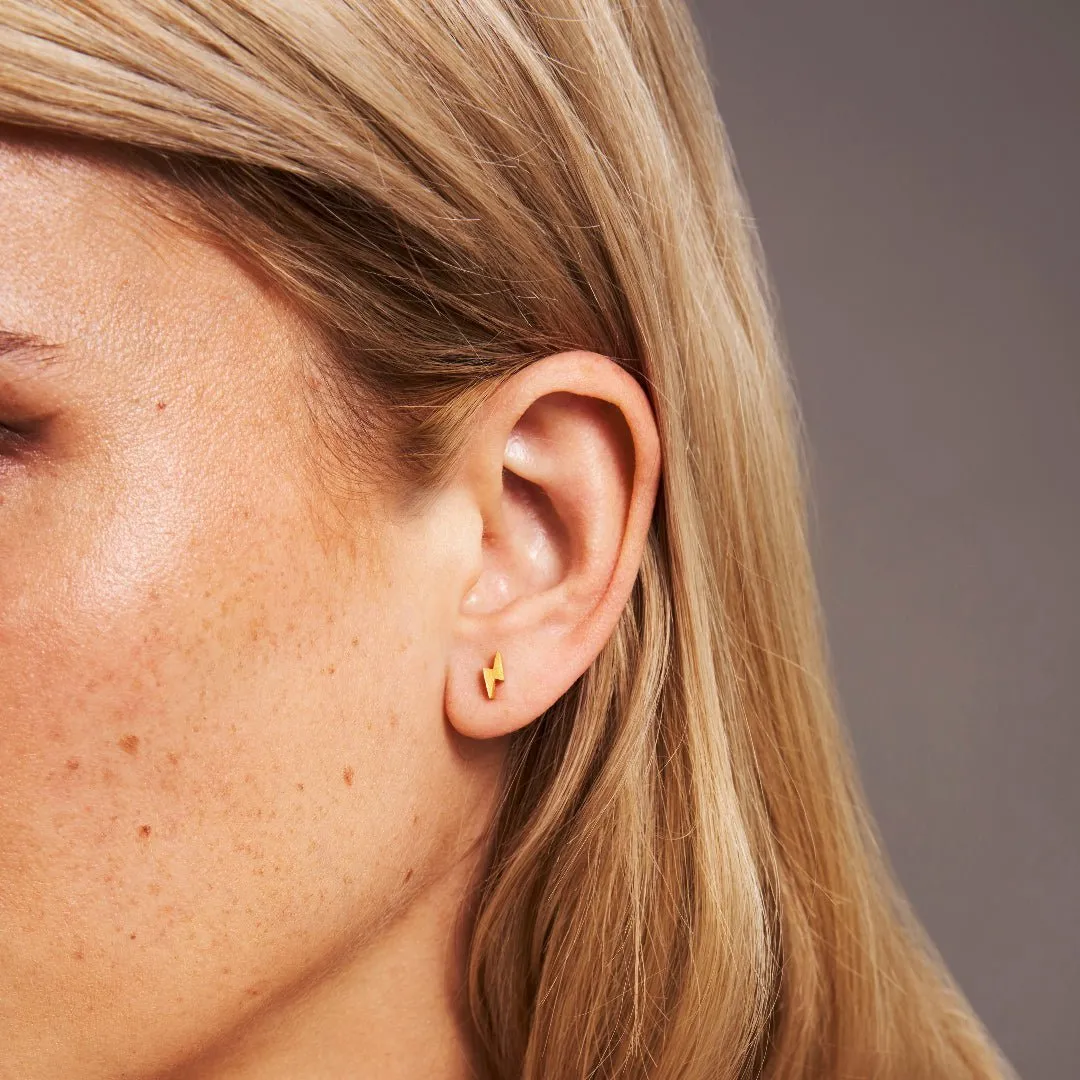 Lightning Bolt Stud Earrings sold by 7879 product image thumbnail 2