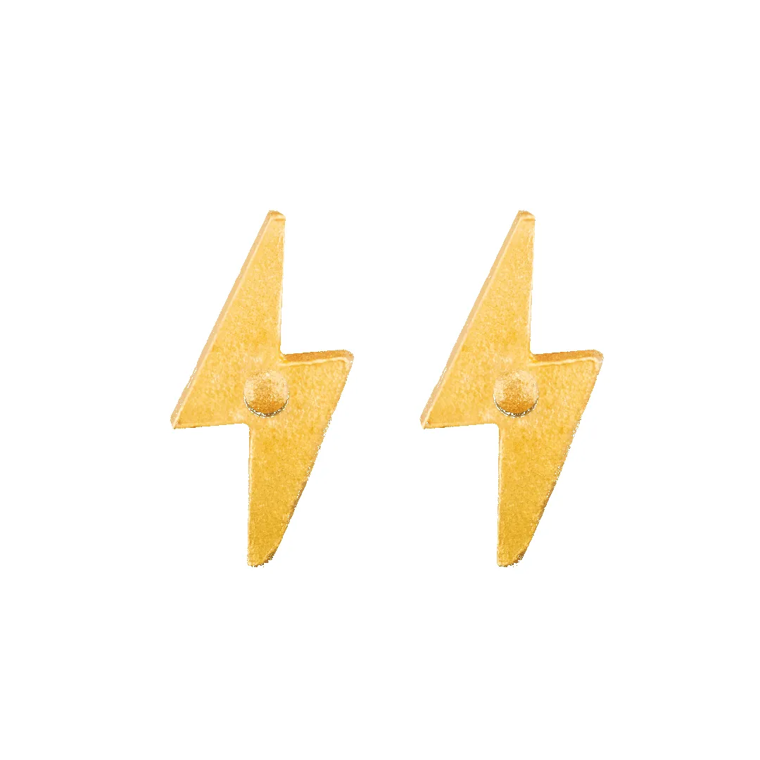 Lightning Bolt Stud Earrings sold by 7879 product image thumbnail 5