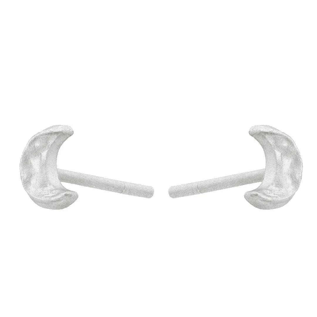 Crescent Moon Stud Earrings sold by 7879 product image thumbnail 3