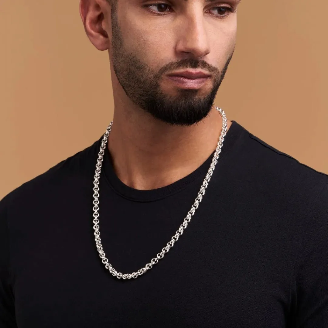 Wide Round Belcher Chain Necklace sold by 7879 product image thumbnail 4