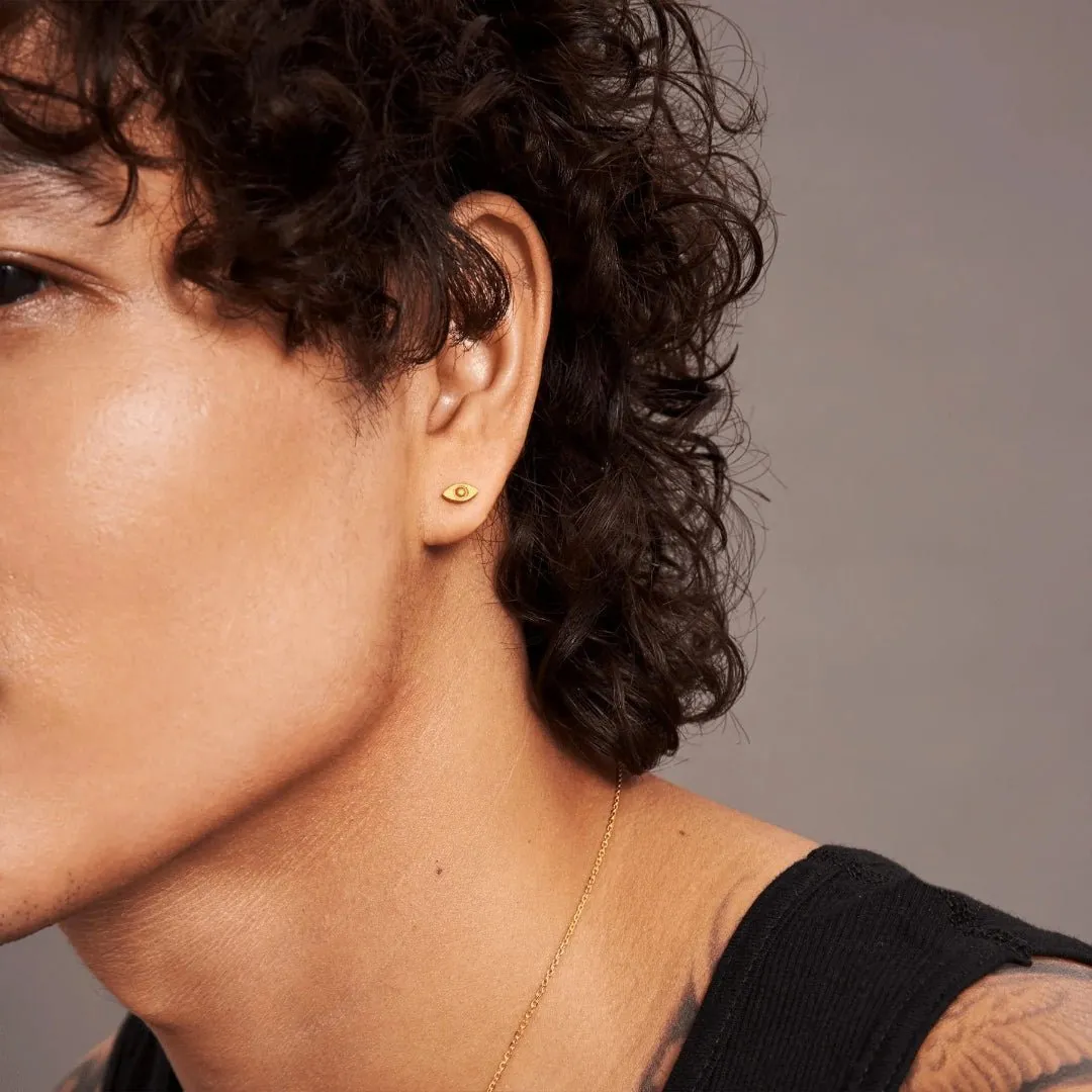 Evil Eye Stud Earrings sold by 7879 product image thumbnail 4