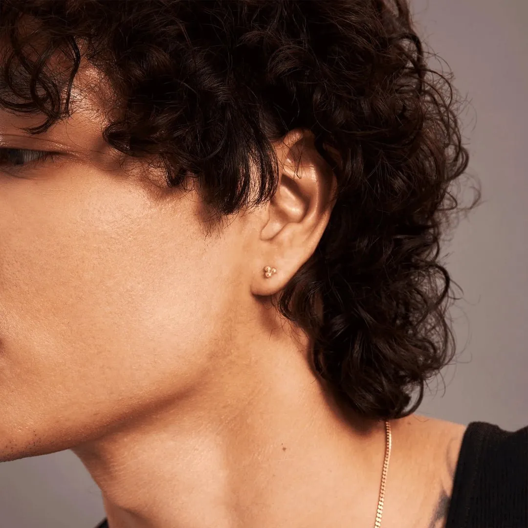 Trio Bead Stud Earrings sold by 7879 product image thumbnail 4