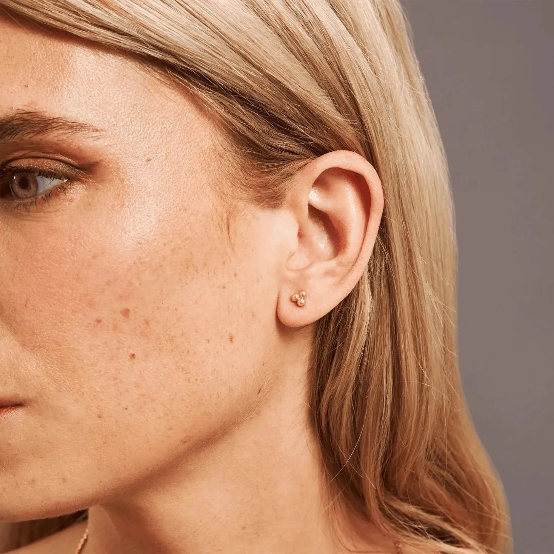 Trio Bead Stud Earrings sold by 7879 product image thumbnail 2