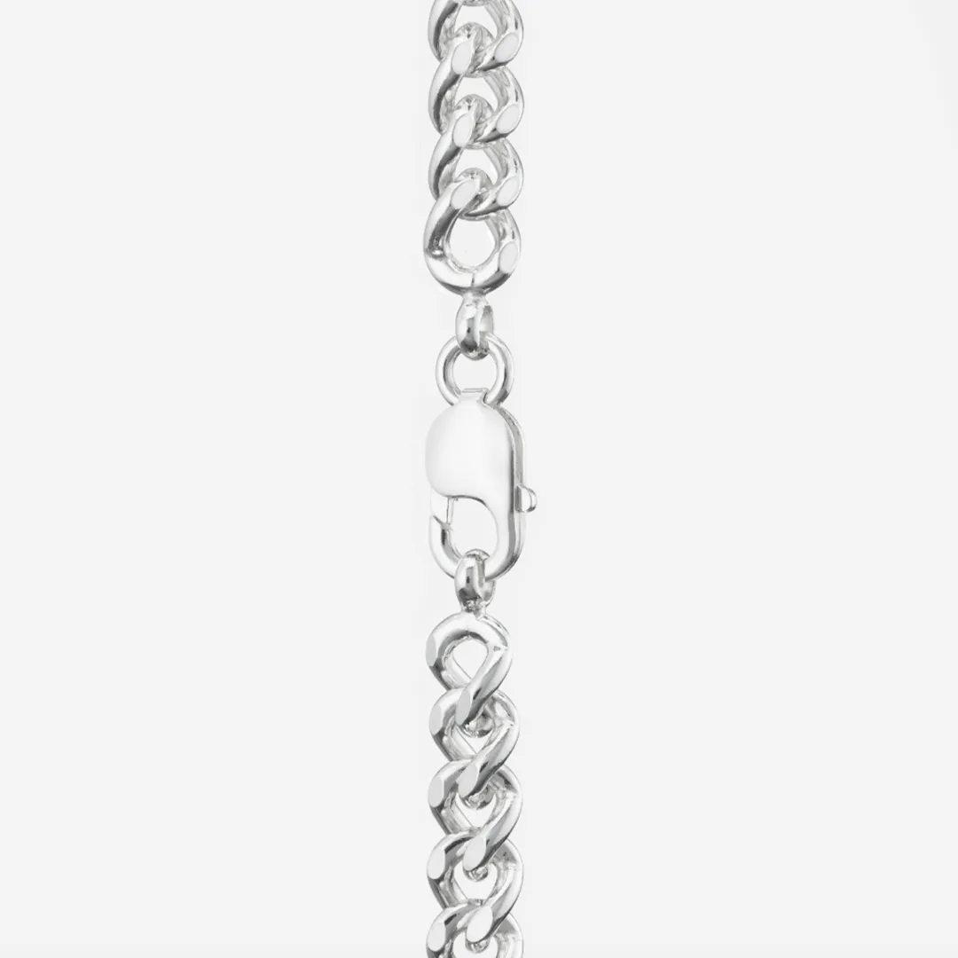 Wide Filed Curb Chain Necklace sold by 7879 product image thumbnail 4