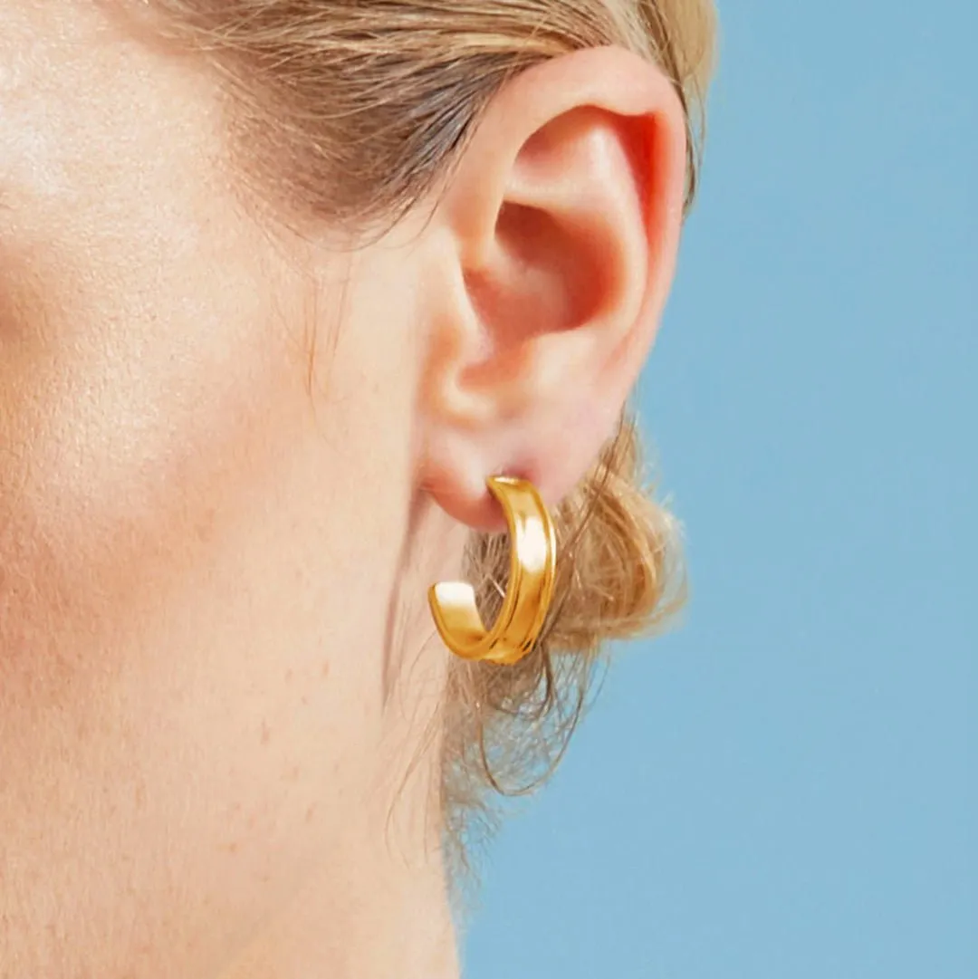 Liquid Metal Hoop Earrings sold by 7879 product image thumbnail 2