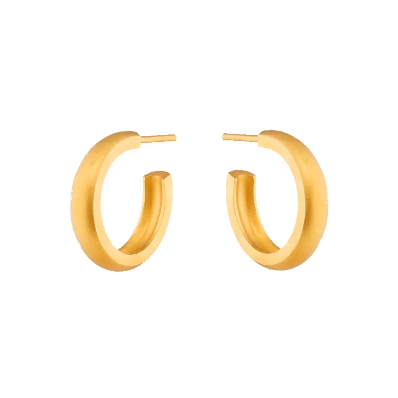 Medium Dome Hoop Earrings sold by 7879