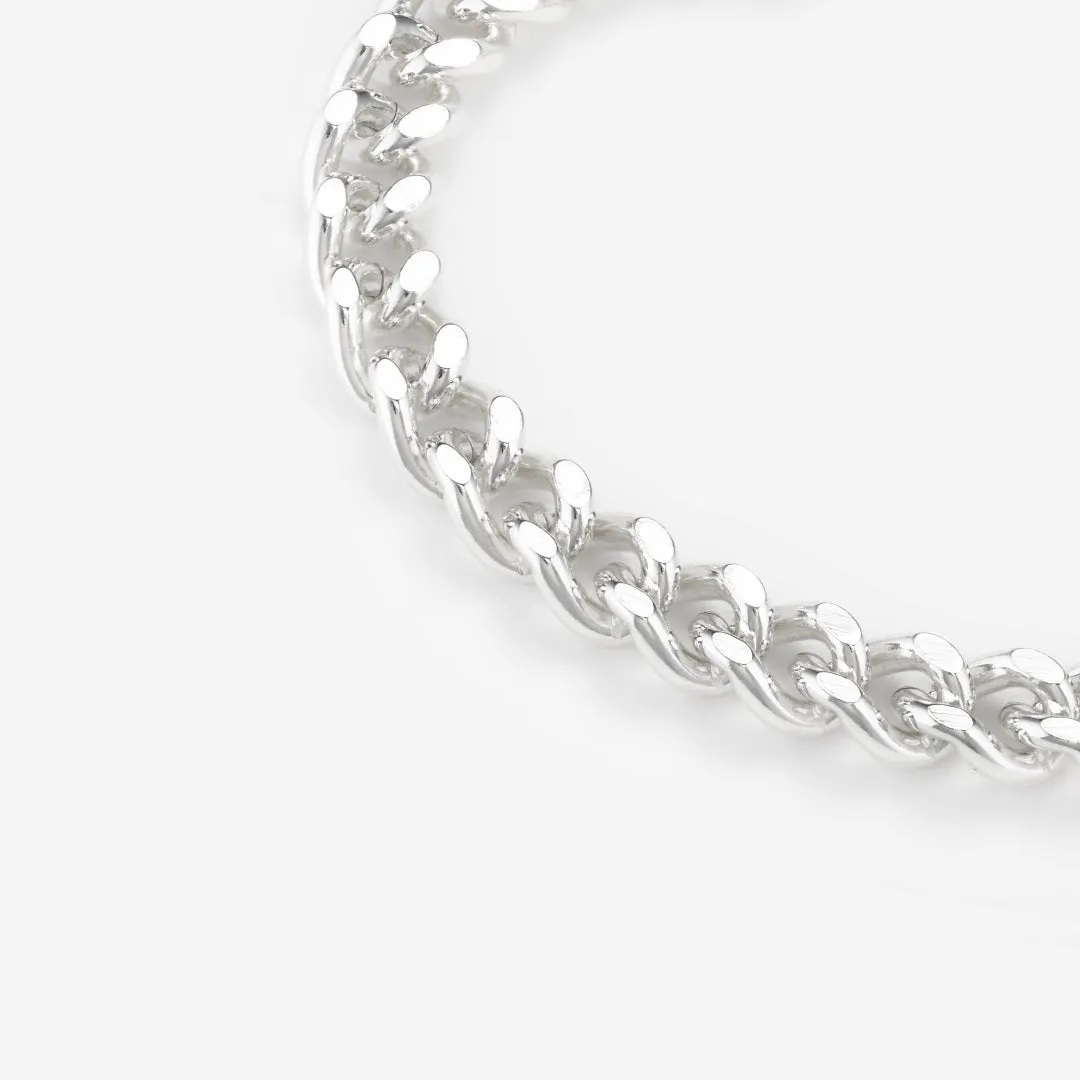 Wide Filed Curb Chain Bracelet sold by 7879 product image thumbnail 3