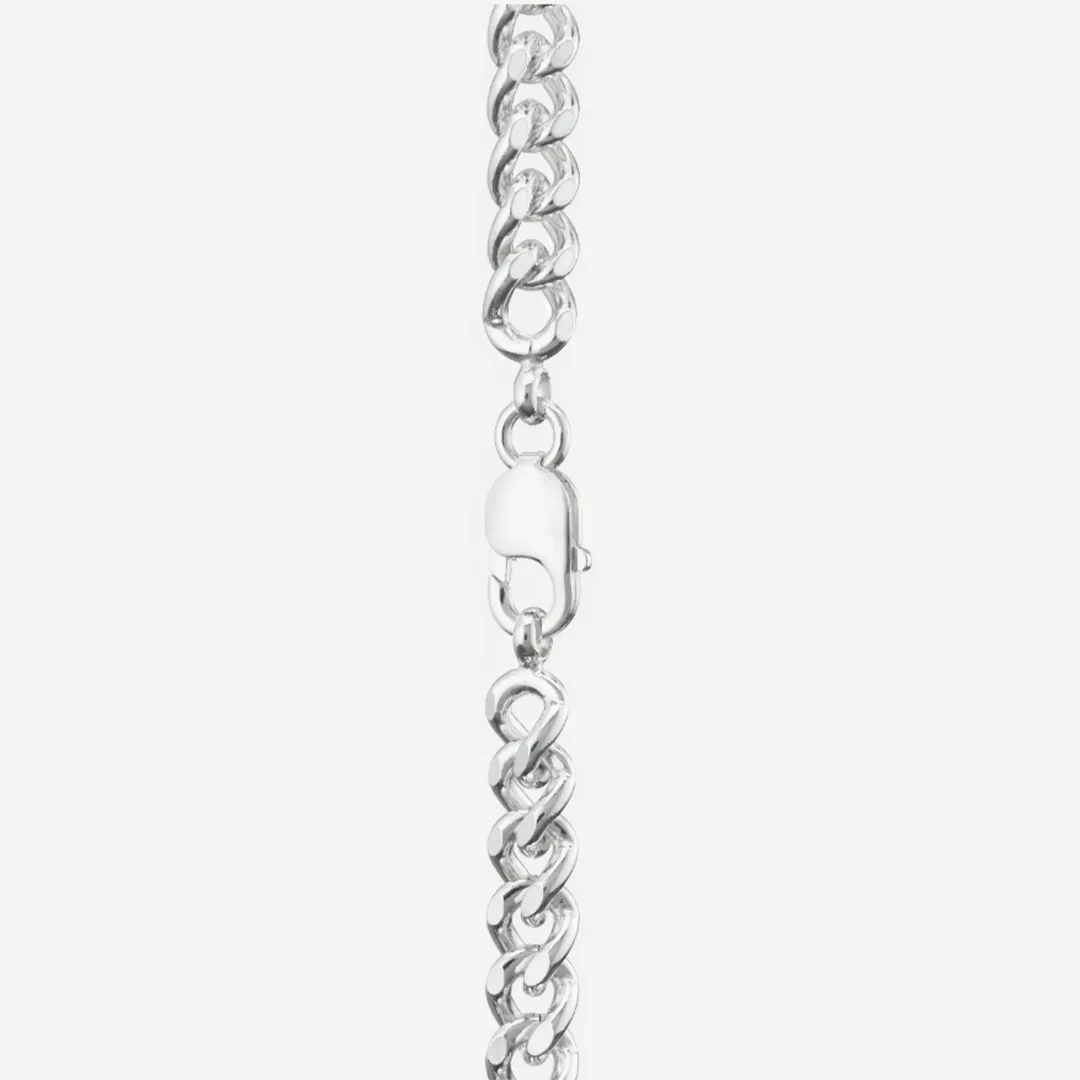 Wide Filed Curb Chain Bracelet sold by 7879 product image thumbnail 5