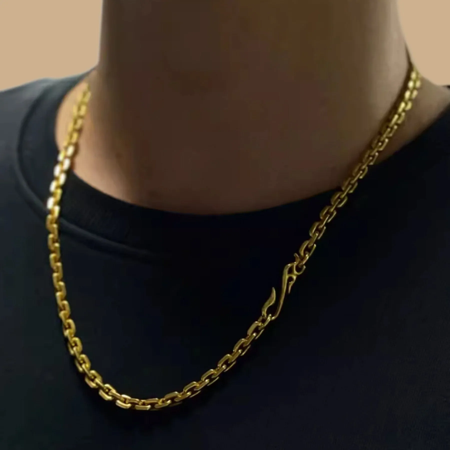 Anchor link chain necklace sold by 7879 product image thumbnail 2