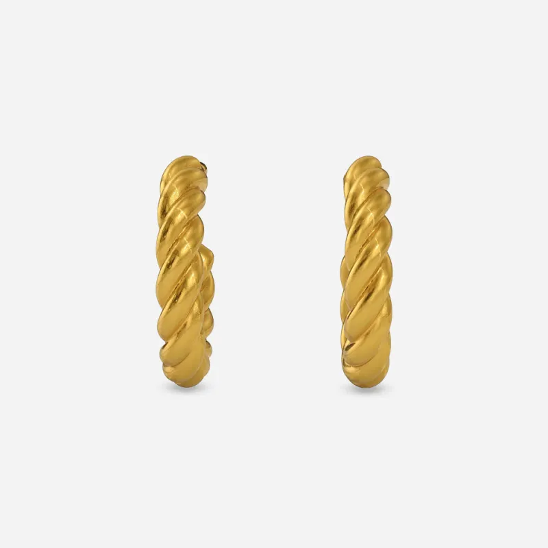 Twisted wire earrings sold by 7879