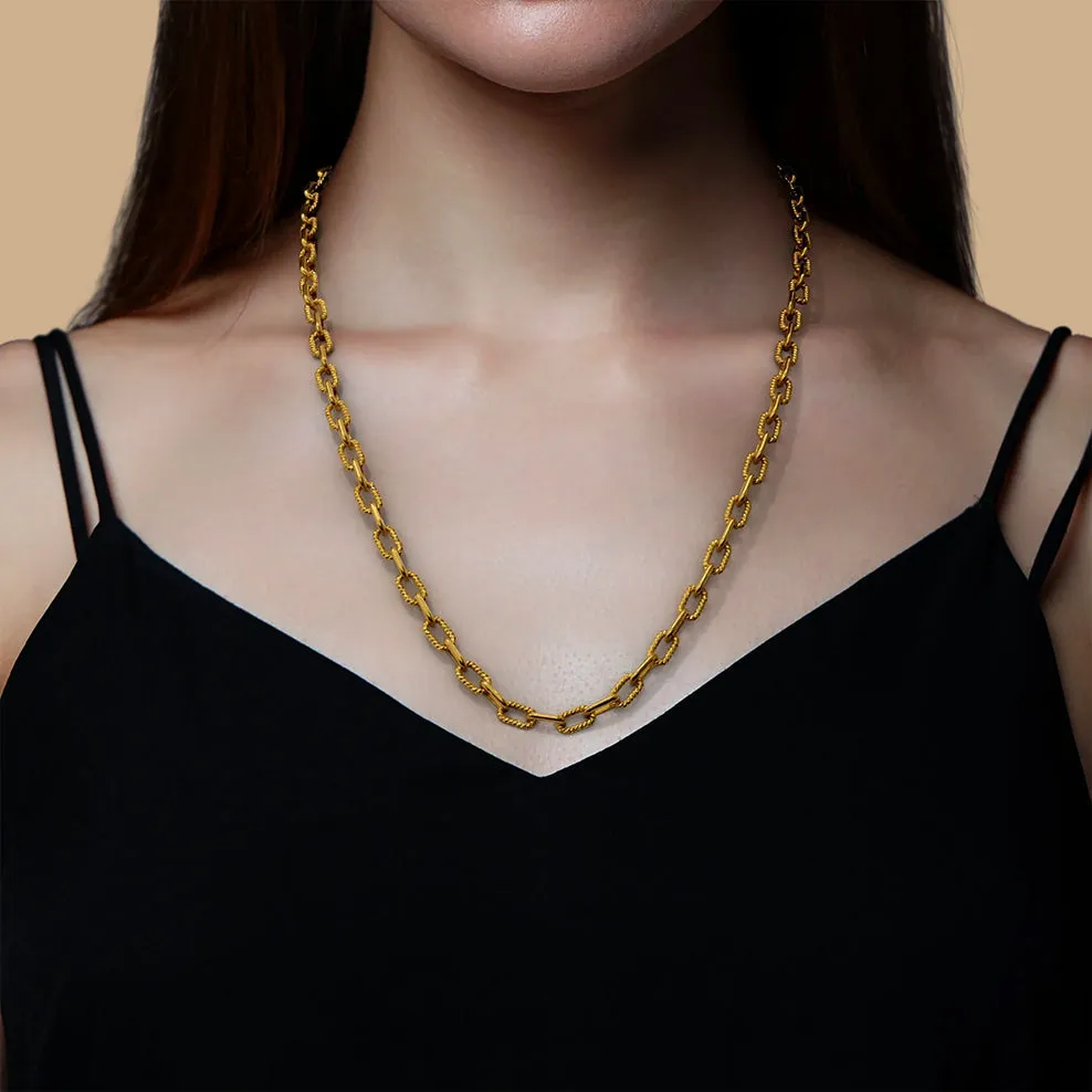 Textured Chain Necklace sold by 7879 product image thumbnail 2