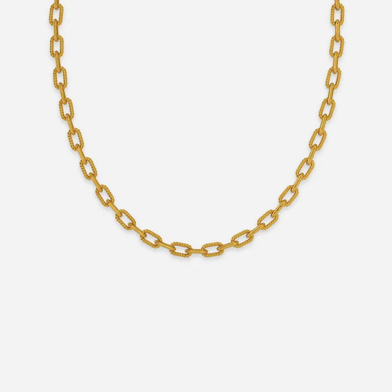 Textured Chain Necklace sold by 7879