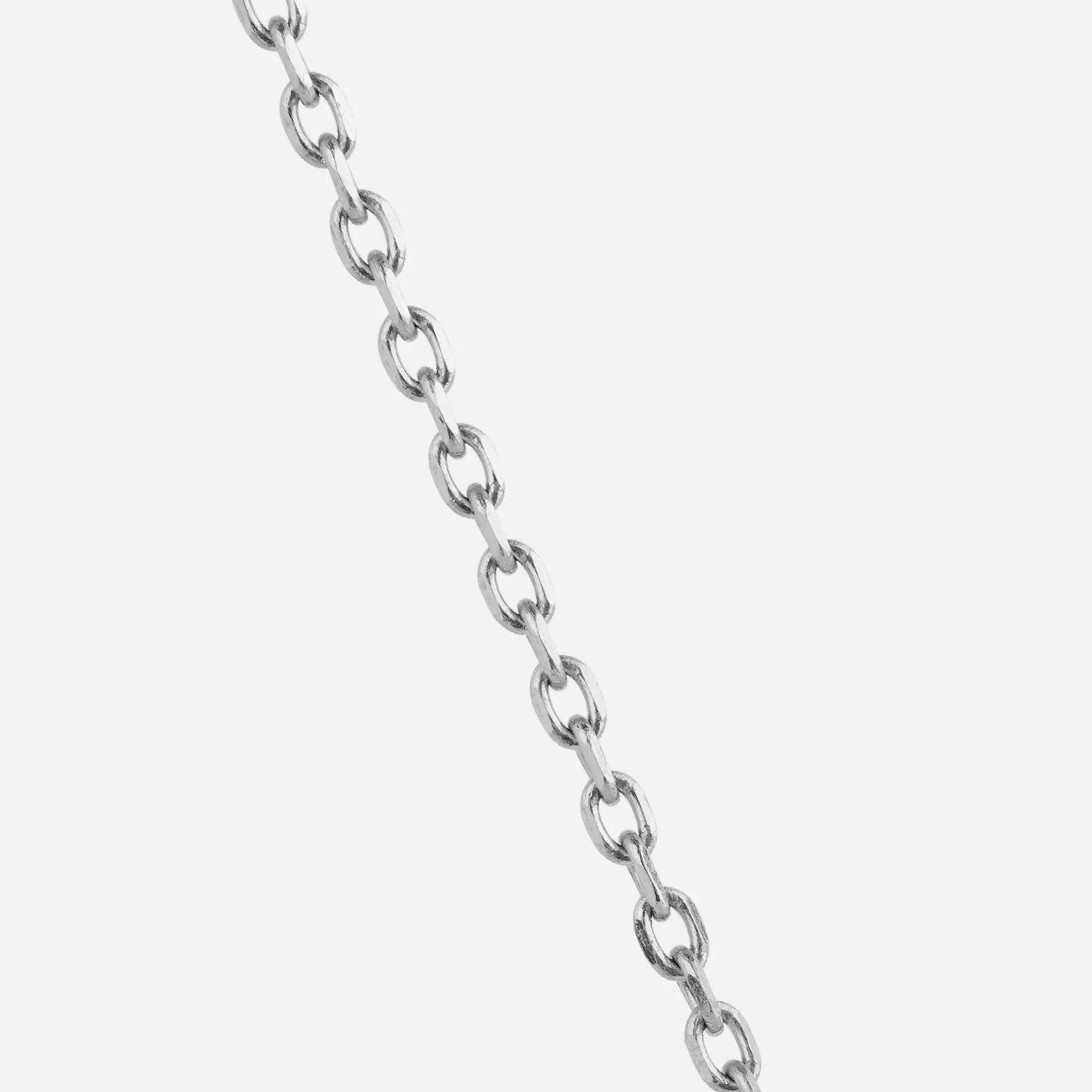 Oval Halo Sapphire Pendant Necklace sold by 7879 product image thumbnail 5