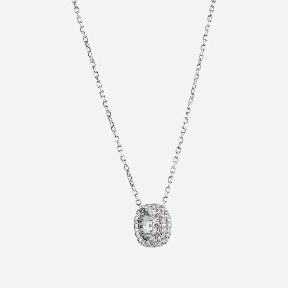 Pavé Charm Diamond Pendant Necklace - Colour D/VVS sold by 7879 product image thumbnail 3