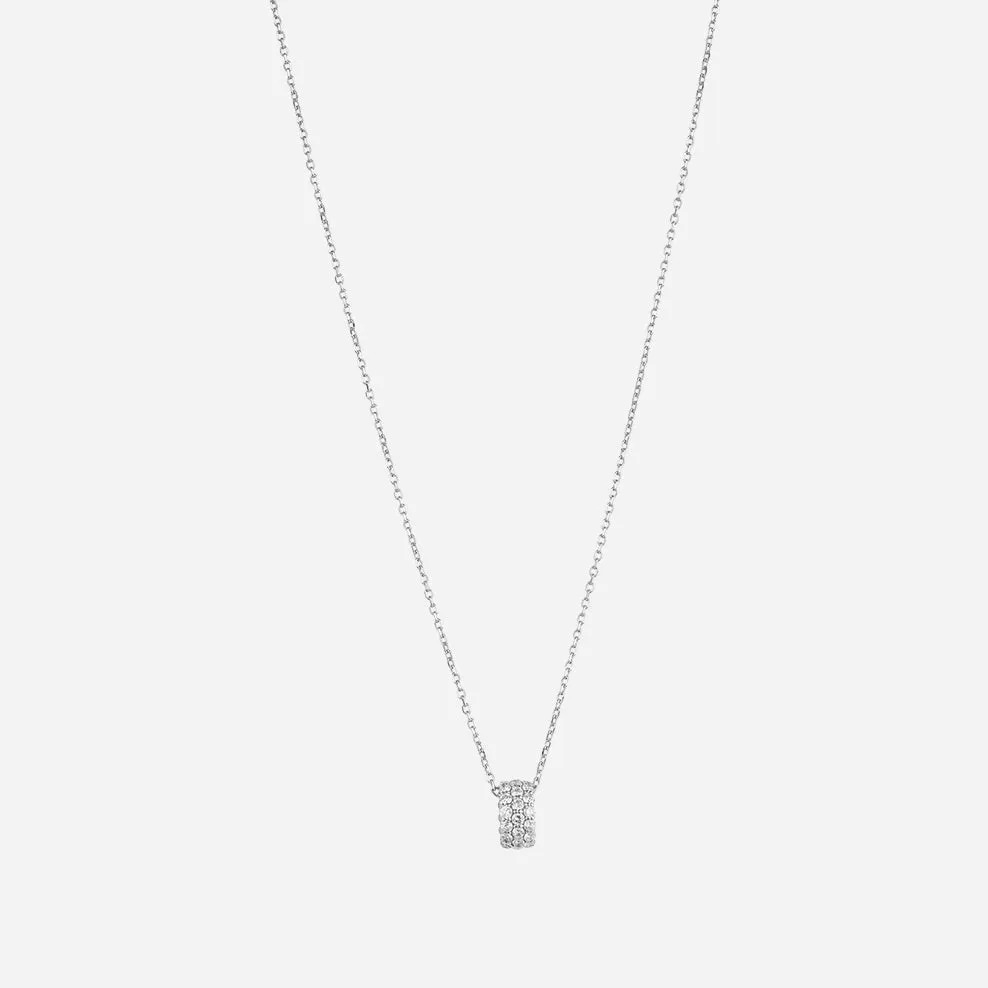 Pavé Charm Diamond Pendant Necklace - Colour D/VVS sold by 7879 product image thumbnail 5
