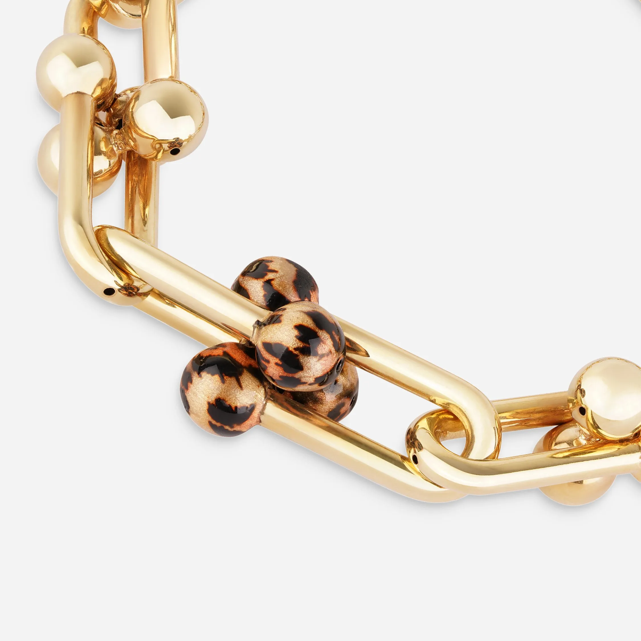 Paperclip Ball Chain Bracelet - 18k sold by 7879 product image thumbnail 3